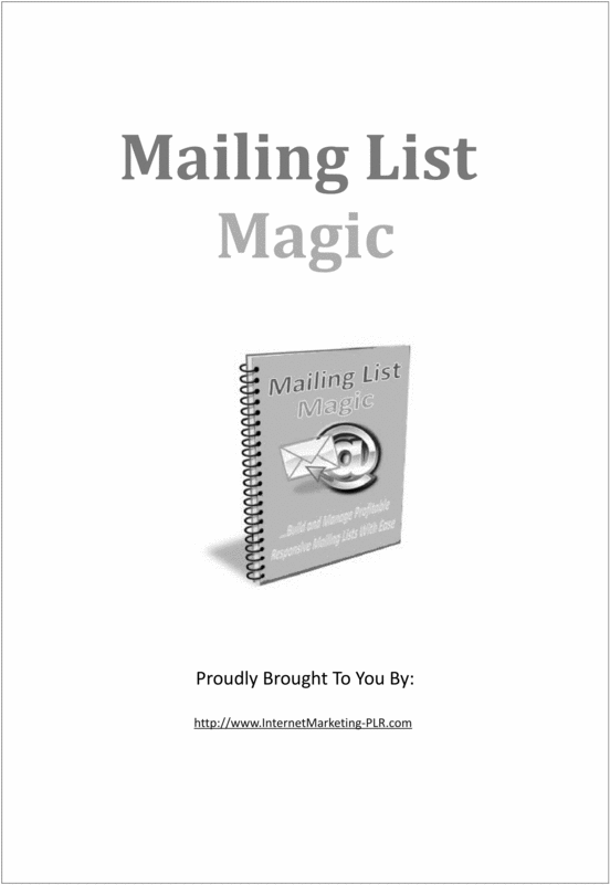 Product picture Mailing List Magic